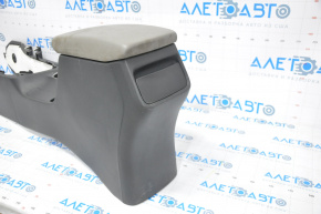 Central console armrest and cup holders Hyundai Elantra AD 17-18 black with gray under chemical