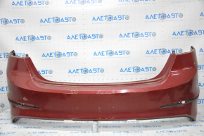Rear bumper bare Hyundai Elantra AD 17-18 prerest scratches, fractures