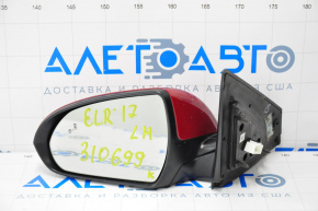 Left side mirror complete Hyundai Elantra AD 17-20 7 pins, BSM, red