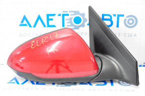 Side mirror right complete Hyundai Elantra AD 17-20 7 pins, BSM, red