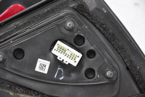 Side mirror right complete Hyundai Elantra AD 17-20 7 pins, BSM, red