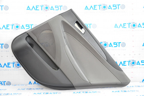 Door trim card rear right Hyundai Sonata 11-12 gray leather
