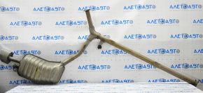 Muffler rear part with barrel right Hyundai Sonata 11-11 2.4