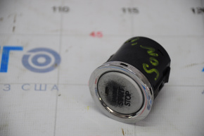Ignition button Start-Stop Hyundai Sonata 11-15 rubbed button