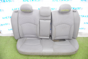 Rear row of seats 2nd row Hyundai Sonata 11-14 leather dark gray, dry cleanable