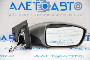 Side mirror right complete Hyundai Sonata 11-14 5 pins, graphite, butt