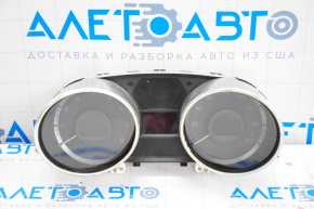 Instrument cluster Hyundai Sonata 11-13 77k, chrome peeling, scratches