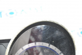 Instrument cluster Hyundai Sonata 11-13 77k, chrome peeling, scratches