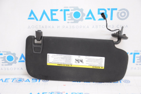 Left visor Jeep Grand Cherokee WK2 14-21 black