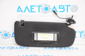 Right visor Jeep Grand Cherokee WK2 14-21 black