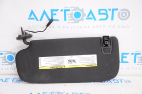 Right visor Jeep Grand Cherokee WK2 14-21 black