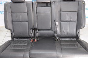 Rear row of seats 2nd row Jeep Grand Cherokee WK2 14-17 leather black, tears