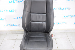 Passenger seat Jeep Grand Cherokee WK2 14-17 with airbag, electric, leather black, scratches