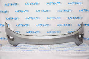 Front bumper bare upper part under the lining Jeep Grand Cherokee WK2 14-15 silver, scratch