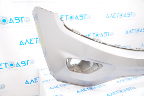 Front bumper bare upper part under the lining Jeep Grand Cherokee WK2 14-15 silver, scratch
