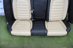 Rear row of seats 2nd row VW CC 08-15 leather black with beige insert
