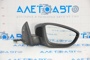 Right side mirror complete VW CC 13-17 rest 7 pins, turn signal, black, scratch