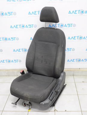 Driver's seat VW Jetta 11-16 USA without airbag, mechanical, cloth black, for dry cleaning