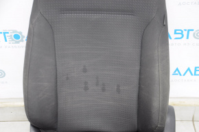 Driver's seat VW Jetta 11-16 USA without airbag, mechanical, cloth black, for dry cleaning
