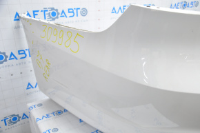 Rear bumper bare VW Passat b7 12-15 USA white dented, broken fastener