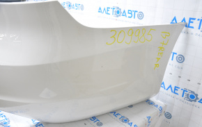 Rear bumper bare VW Passat b7 12-15 USA white dented, broken fastener