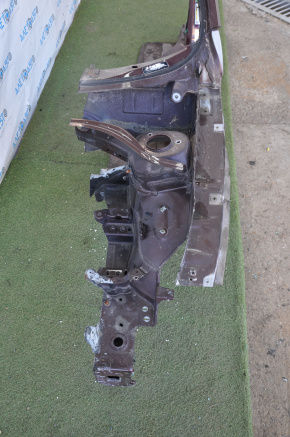 Front left quarter VW Passat b7 12-15 USA burgundy, with central pillar