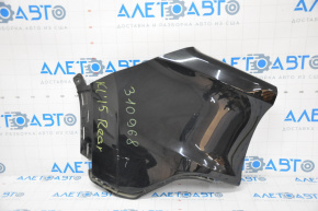Rear bumper bare left fang Jeep Cherokee KL 14-18 black PXJ