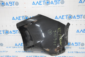 Bumper rear bare right fang Jeep Cherokee KL 14-18 black PXJ
