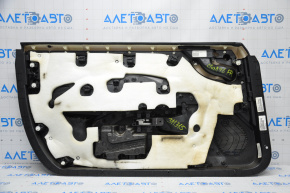Door trim card front right Dodge Challenger15-19-19 rest black with black insert cloth, armrest leather, ALPINE, burnt insert
