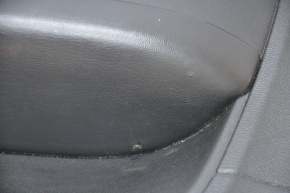 Rear row trim right Dodge Challenger 15-23 black, burnt armrest, scratches, fastener defect, without plug