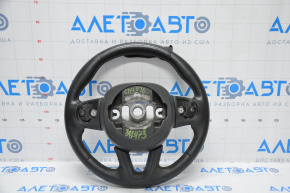 Naked steering wheel Dodge Challenger 15-23 rest leather black, without buttons, with pads, for re-upholstery
