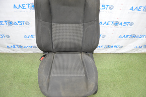 Driver's seat Dodge Challenger 15-20 rest without airbag, electric + manual, cloth black, for cleaning