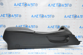 Central console armrest and cup holders Dodge Challenger 15-23 rest black, worn