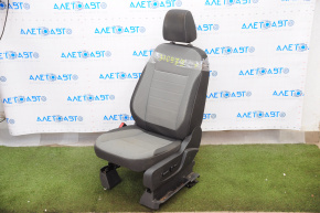 Driver's seat Ford Escape MK3 13-15 without airbag, electric, cloth, black-gray under chemical