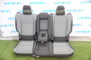 Rear row of seats 2 row Ford Escape MK3 13-15 cloth black-gray