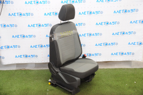 Passenger seat Ford Escape MK3 13-15 without airbag, mechanical, cloth gray