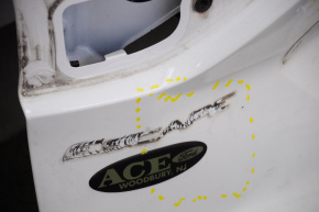 Boot door bare Ford Escape MK3 13-16 white YZ, dented