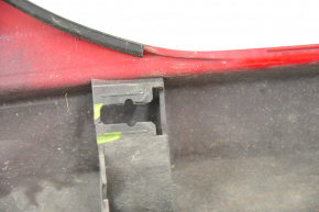 Right threshold Honda Civic X FC 16-19 4d red, crack in fastening