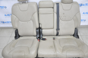 Rear row of seats 2nd row Jeep Cherokee KL 14-17 beige leather for dry cleaning