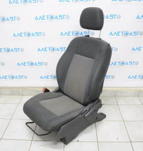 Driver's seat Jeep Compass 11-14 without airbag, mechanical, cloth black, for dry cleaning