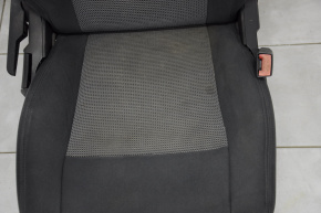 Passenger seat Jeep Compass 11-14 without airbag, mechanical, cloth black, for dry cleaning
