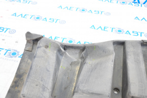 Front bumper protection Nissan Rogue 14-17 usa type 1 is dented, the fastener is torn