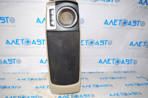 Toyota Prius V 12-14 center console, armrest, and cup holders, beige, complete