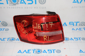 Light outer wing left VW Jetta 16-18 USA halogen dark