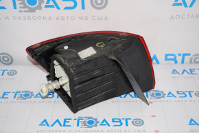 Light outer wing right VW Jetta 16-18 USA halogen dark, spider web