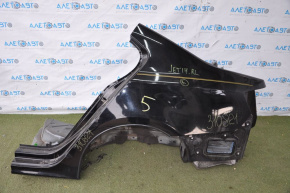 Quarter wing rear left VW Jetta 11-18 USA black, small poke