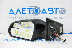 Left side mirror complete Hyundai Sonata 15-17 5 pins, heated, black