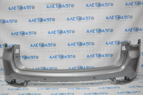 Rear bumper bare upper part Jeep Compass 17-20 silver PSC, crack, break fastening