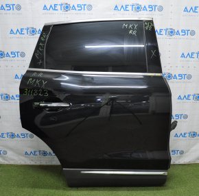 Door bare rear right Lincoln MKX 16-18 black W9 butt
