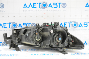 Headlight front left Mazda 6 13-17 bare usa halogen, for polishing, chipped